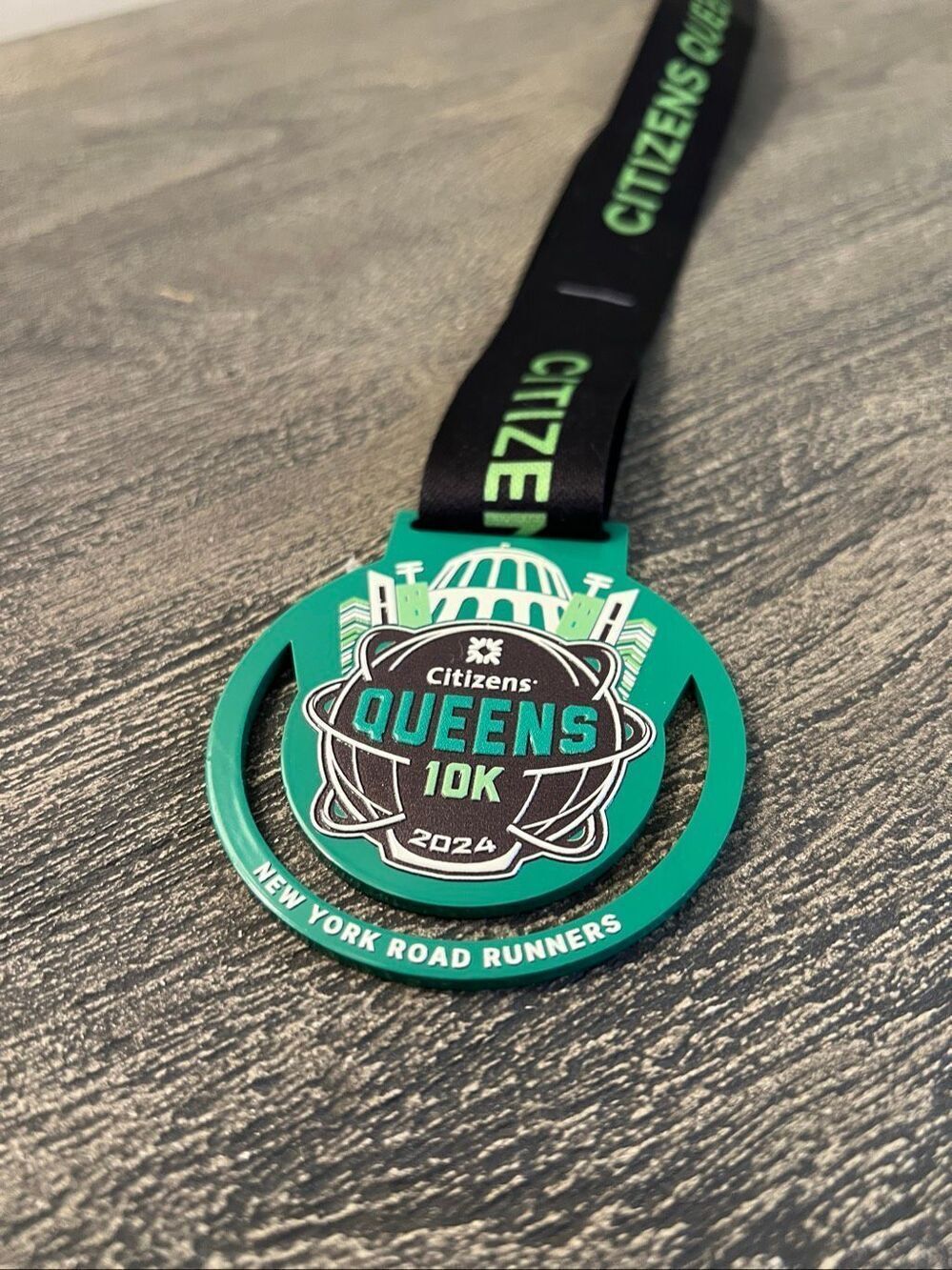 NYRR Citizens Queens 10K 2024 Finisher Medal – Official Race Medal